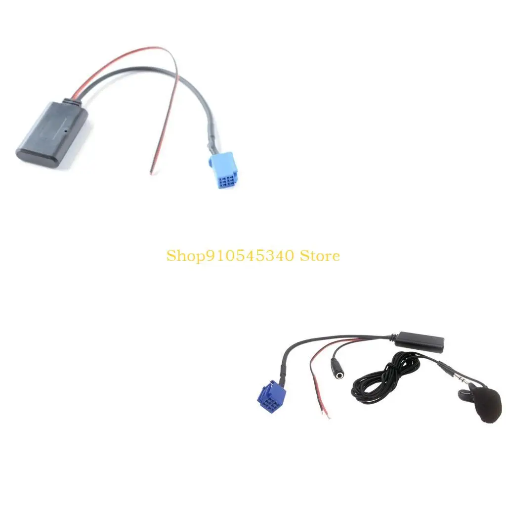 U2JA Universal 6Pin AUX Cable Hands Frees Car Radio Adapter Converter Cable Durable
