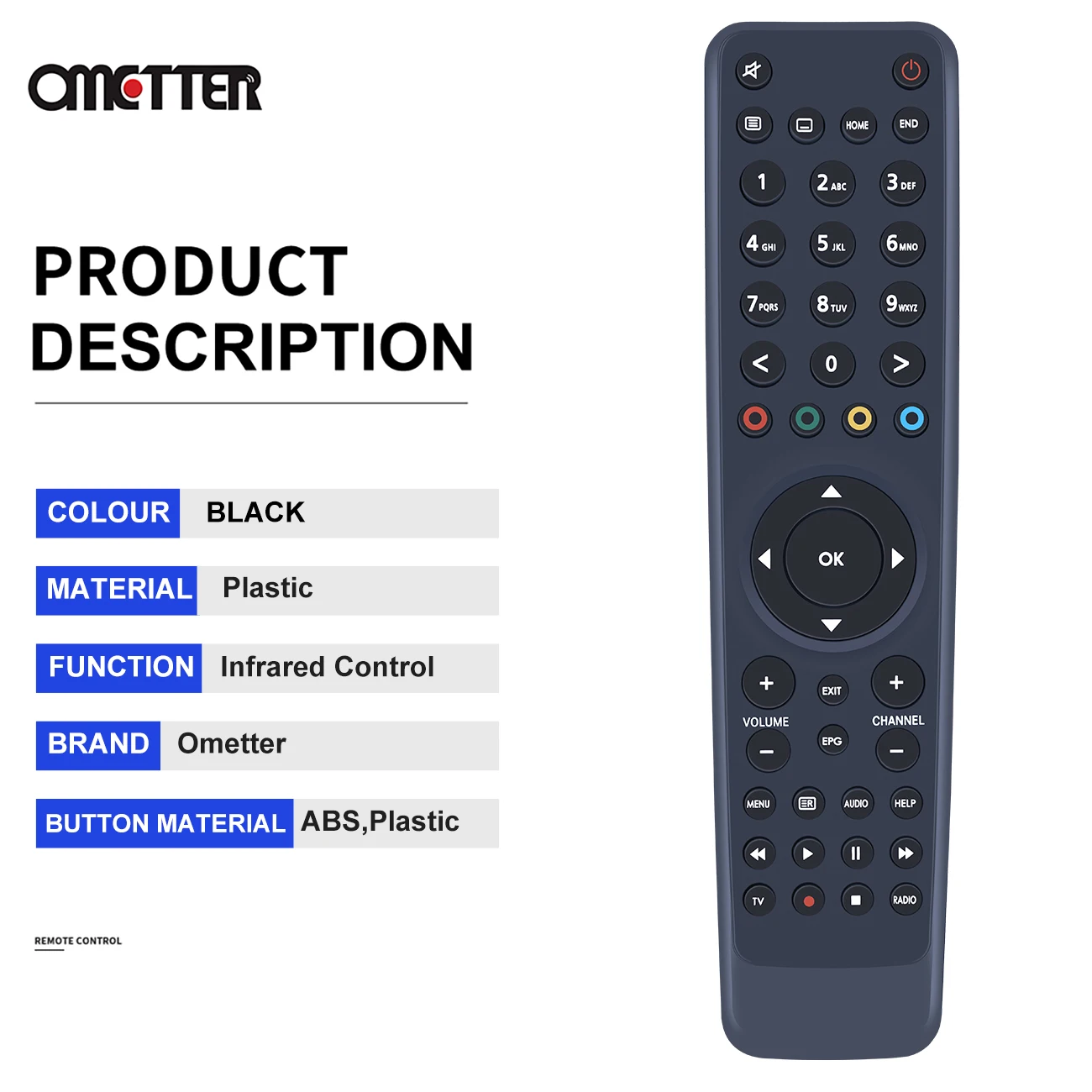 New Remote Control for VU Solo /Solo Mini /Solo2 Openbox S6000HD VU Duo X Solo 2 Stb Ultimo 4K Zero Set Top T A8R9