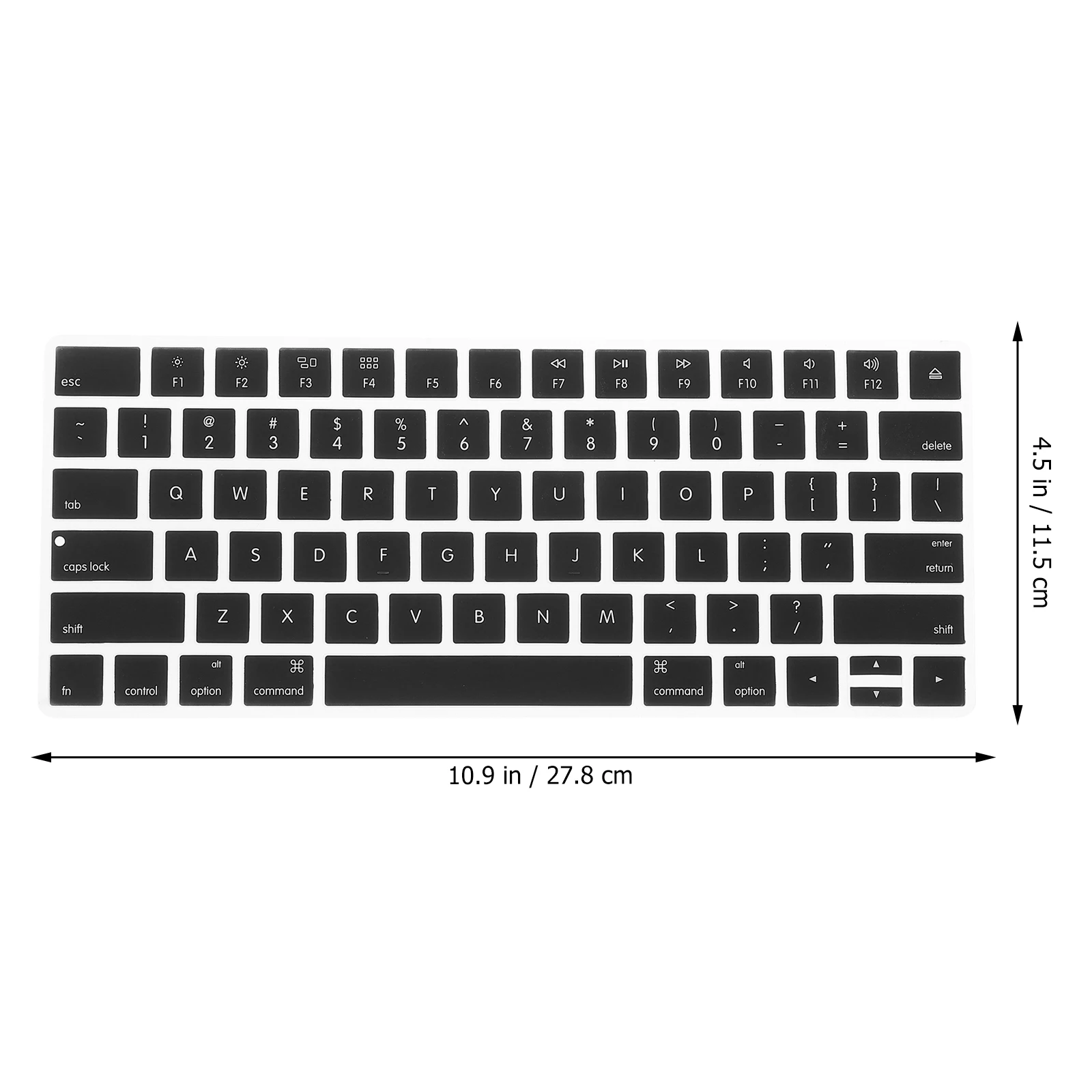 

Cover Waterproof Dust Protection Film Keyboard Protector Folding Dustproof Black