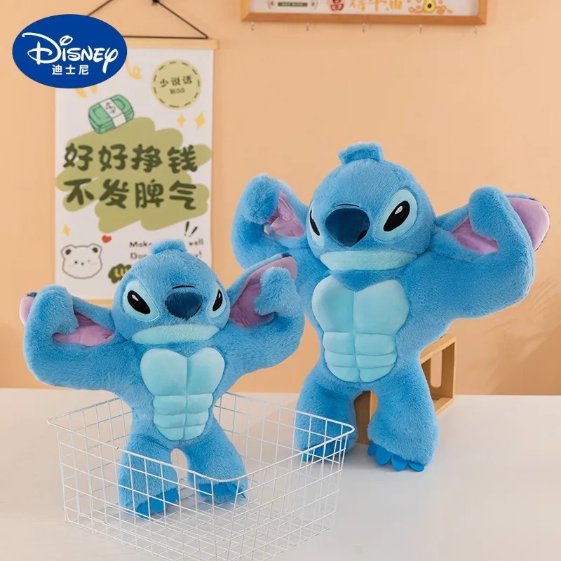 40/55/70Cm Big Size Gespierde Stitch Kawaii Anime Pluche Gevulde Pop Disney Cartoon Knuffels Kinderen kussen Vakantie Geschenken