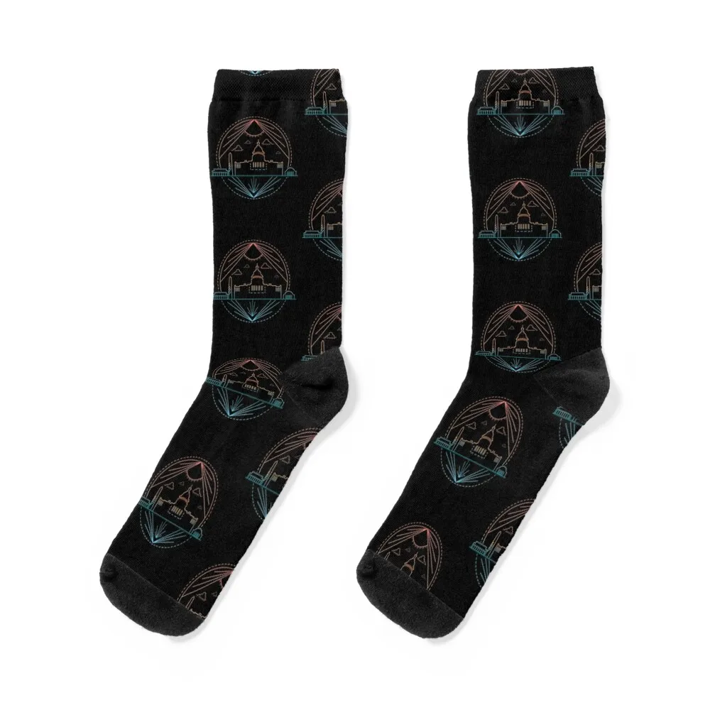 

Washington Dc Socks halloween retro custom Stockings man Designer Man Socks Women's