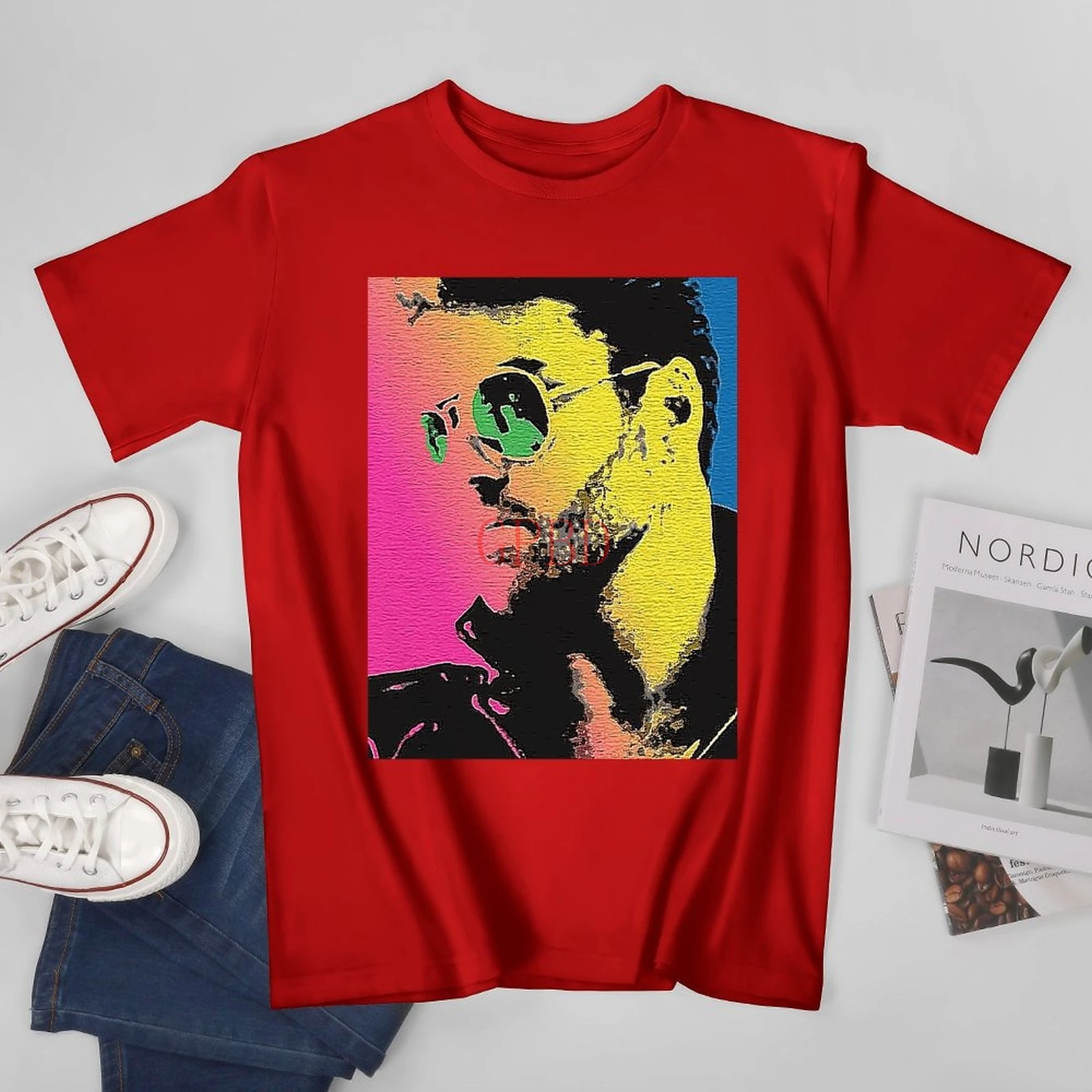 George Michael Wham Music Star Pop Art Poster Ideal Gift Unisex T Shirt