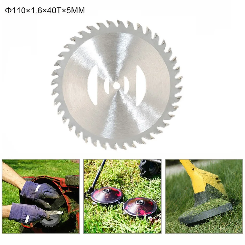 

Metal Grass Trimmer Heads Blade 110 Mm 40 Teeth Garden Grass Eater Replacement Saw Blade Lawn Mower Power Tool Accessories