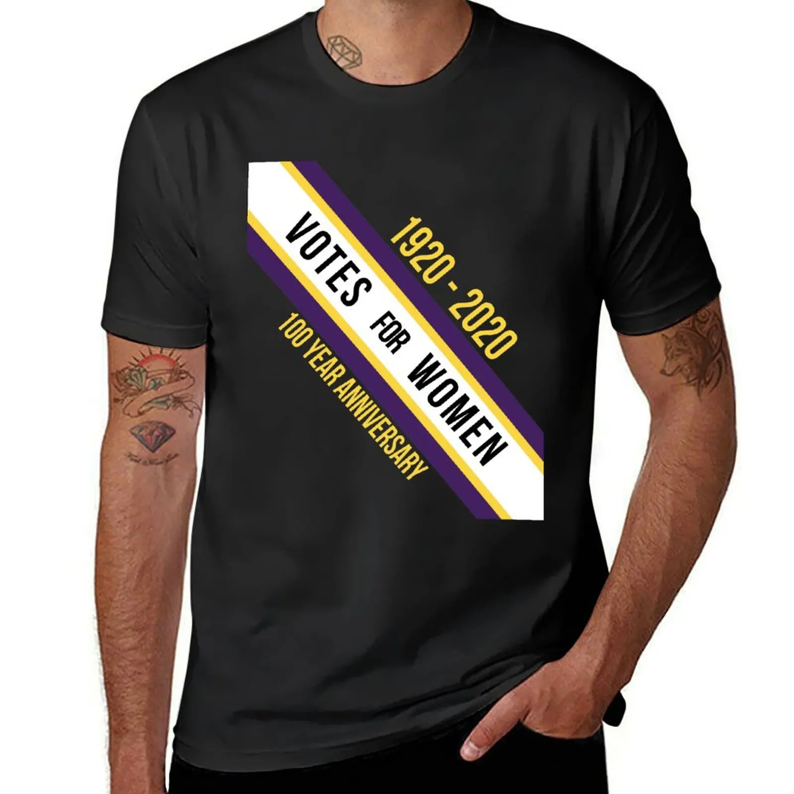 Women Right To Vote USA 100 Years Suffrage 19th Ammendment T-Shirt plus size tops tees t shirt men