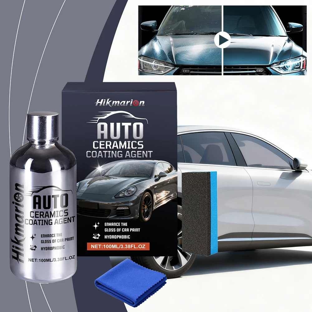 Professional Nanos Ceramic Coating Kit Effortless DIY Application Car Care Product