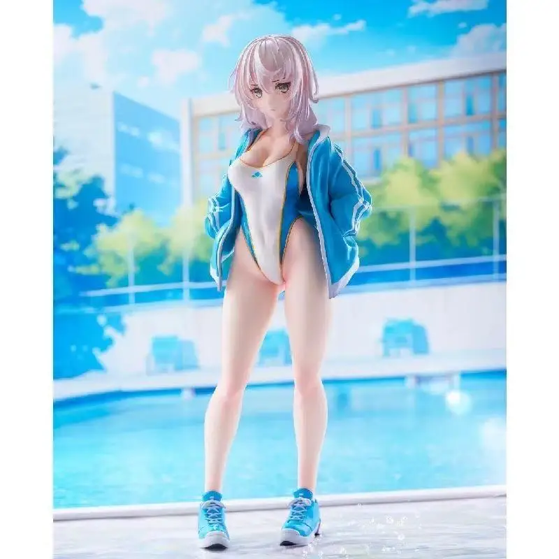 متوفر في المخزون الأصلي Koikoi Sakura Xiao Ju مدير قسم السباحة Aojiao لطيف نموذج لجسم تحصيل اللعب 27 سنتيمتر #4