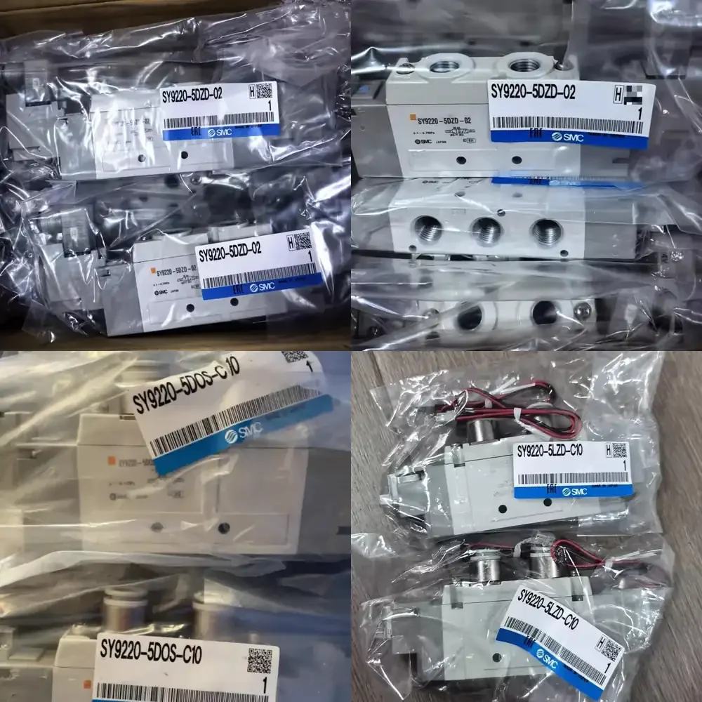 

SMC Original 5 Port Solenoid Valve SY9220-4D-03/5DZD-03 Pneumatic Solenoid Valve Assembly,Control Valve Island