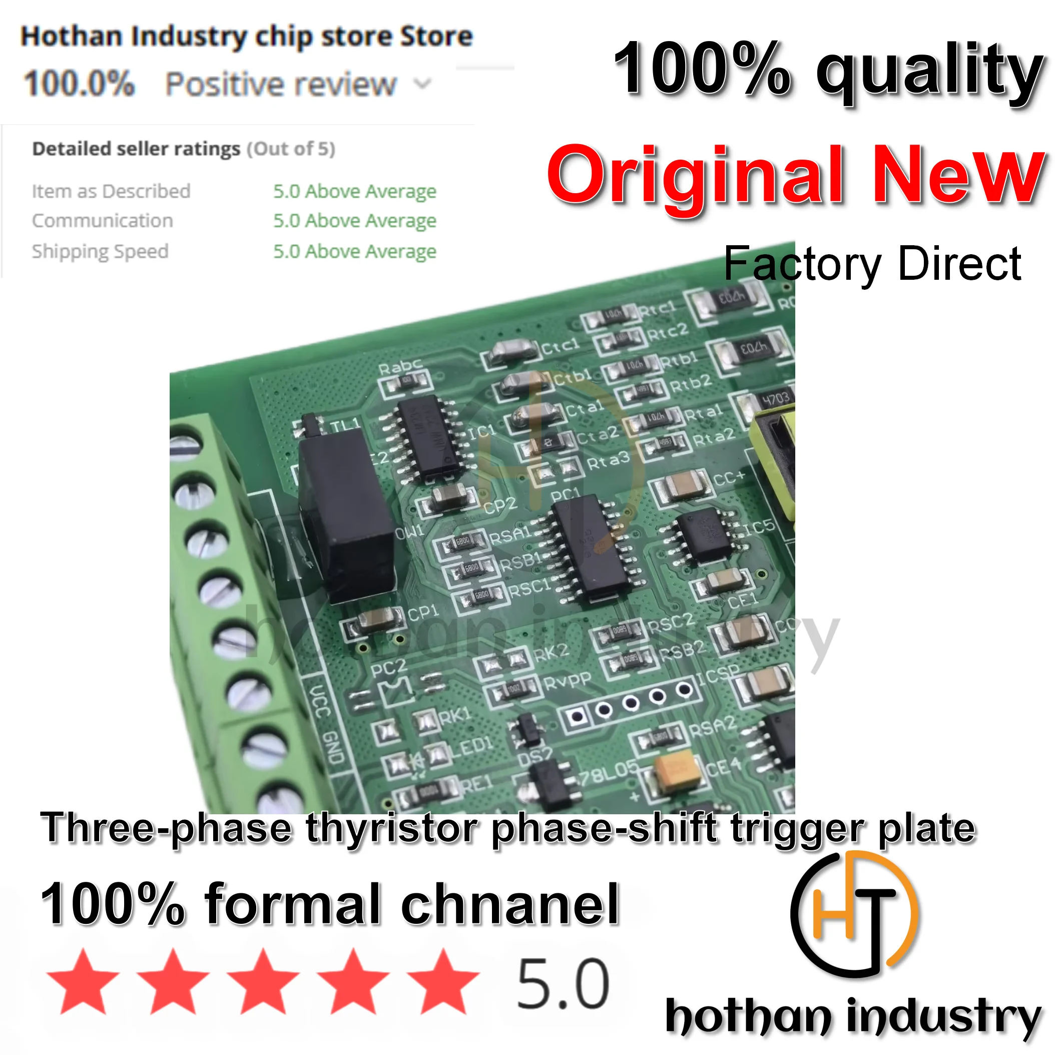 （1PCS）100% NEW Three-phase Thyristor Trigger Board   Thyristor regulator controller trigger