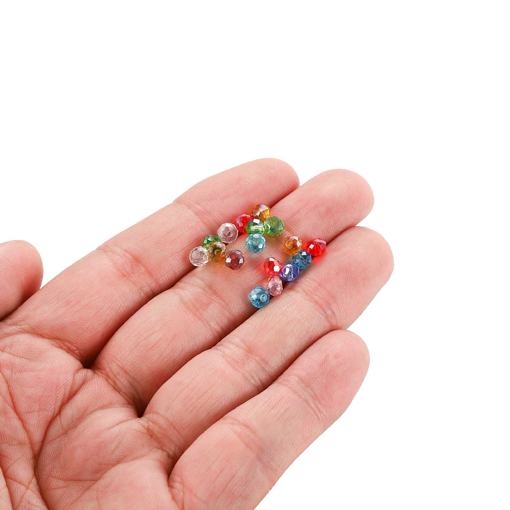 300pcs Round Crystal Glass Beads Color Loose DIY Craft Bracelet, Necklace Jewelry Making, 4mm 6mm 8mm image 6
