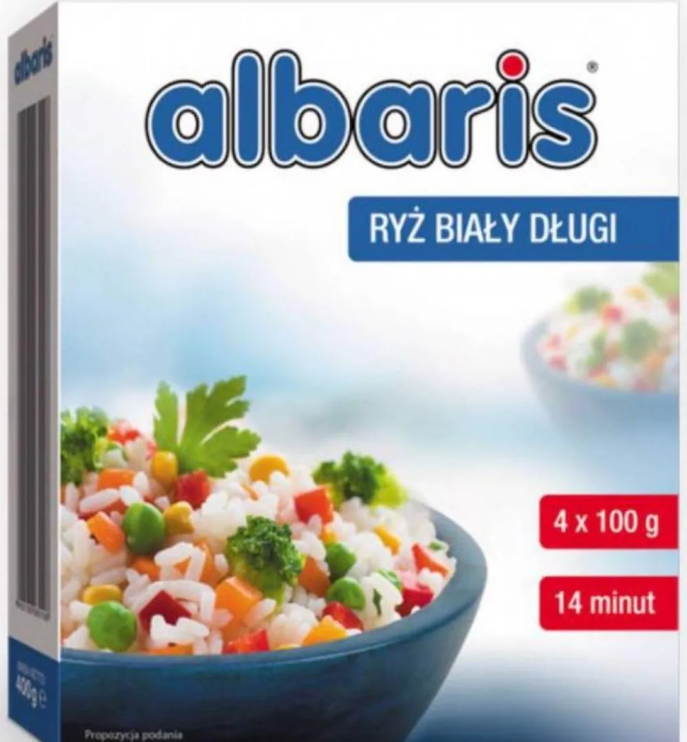 Albaris Ryż biały 400 g (4 x 100 g)