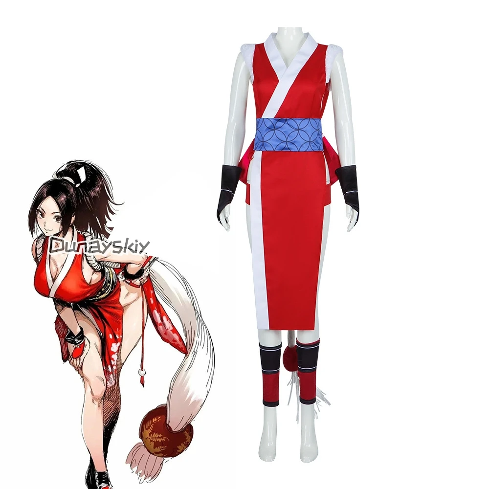 

Street Fighter6 Mai Shiranui Cosplay 코스프레 Sexy Hot Outfit Halloween Fancy Women Dress Party Wig Fans KoF Mai RolePlay Suit