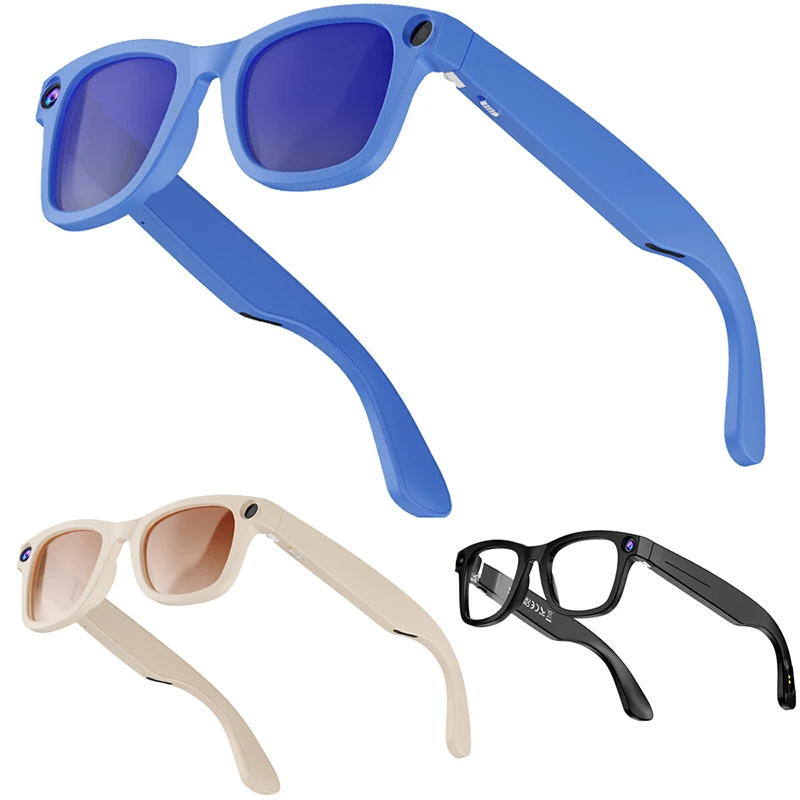 

G300 Smart Glasses 800W Pixel Intelligent Glasses AI HD Shooting Video Recording Voice Call Translation Glasses Photochromic Len