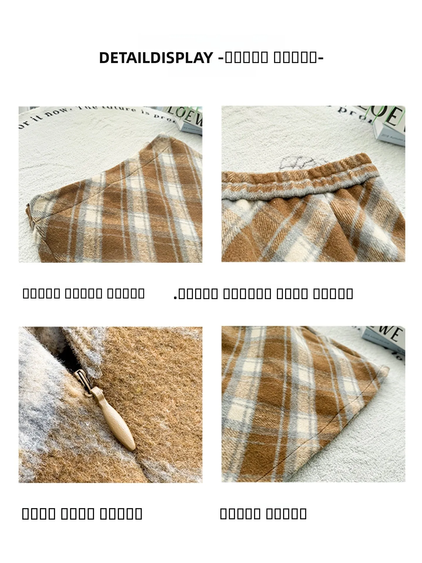 ハイウエスト A ラインミニスカートプラスサイズの女性のためのチェック柄ラップボディコンショートスカート痩身ヴィンテージスカート冬新到着