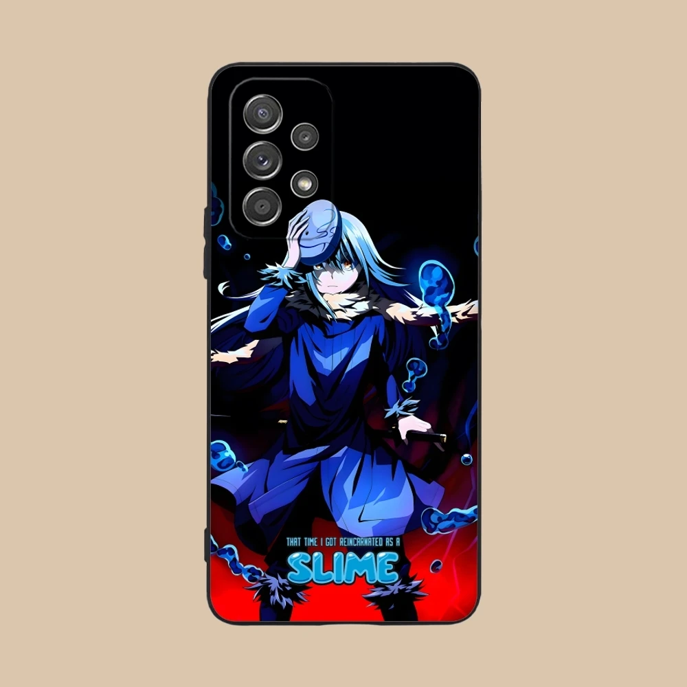 Slime Tensura Rimuru Mobile Phone Case for Samsung Galaxy A73 72 71 70 55 54 53 52 35 34 32 23 14 13 5G Black Phone Cover Shell