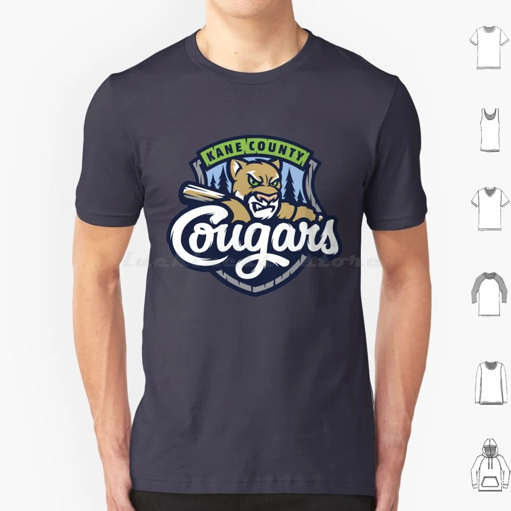 The-County-Cougars Sport T Shirt Cotton Men Women DIY Print Baseball Sport Club Cougars Fans