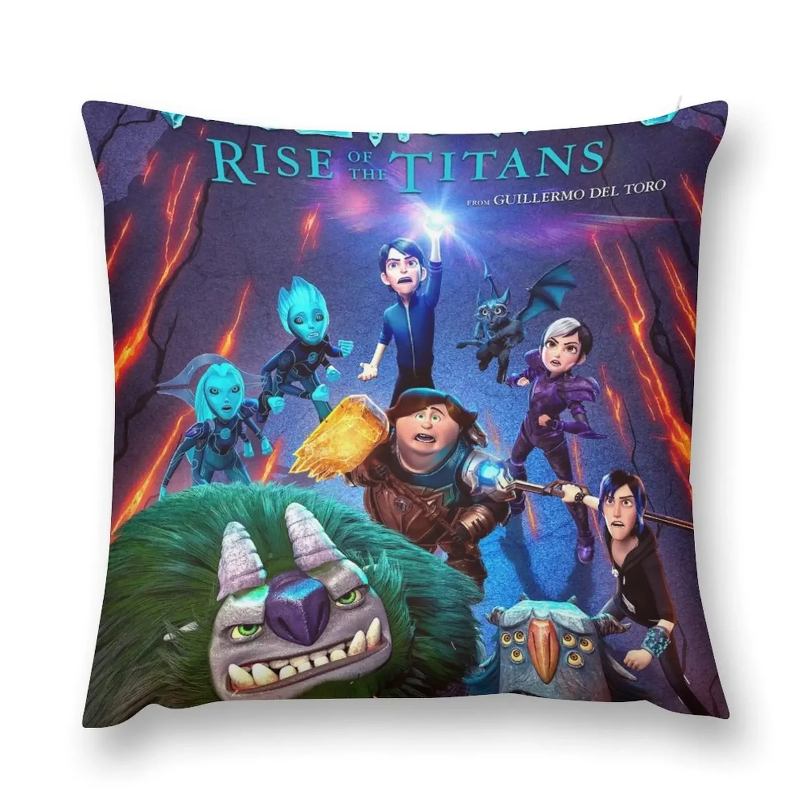 Trollhunters Throw Pillow Decorative Sofa Cushion Bed pillowcases Pillows Aesthetic Pillowcase pillow