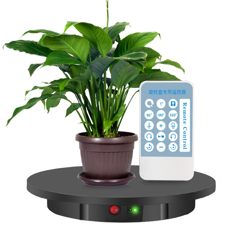 

42CM Charging Rotating Display Stand with Built-in Battery Max Load 50KG Rotating Table