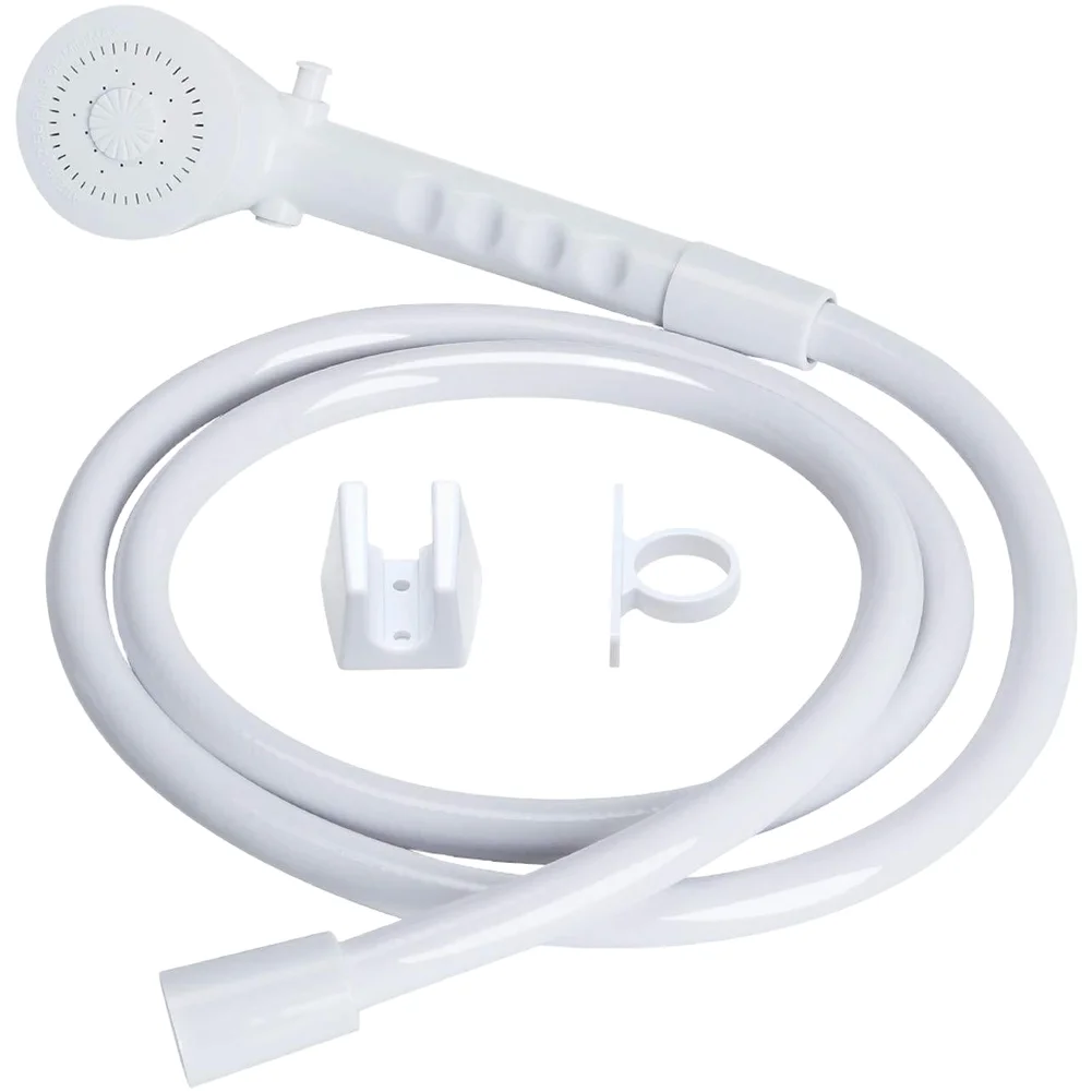 RV Shower Head with Hose for Outdoor Use on For Trailers Motorhomes Rain Function Mixed Water Outlet Hanging Setup