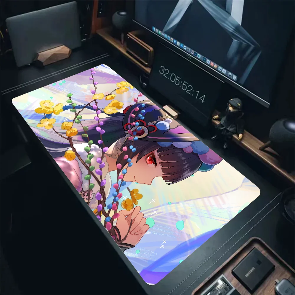 Yun Jin-Genshin Impact Mouse Mat, esteira de mesa com Pad, Gaming Acessórios, Prime Keyboard Pad, XXL