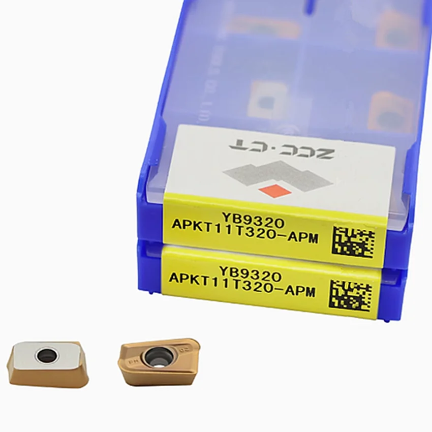 

APKT11T316-APM YB9320/APKT11T320-APM YB9320 ZCC.CT CNC blade carbide inserts Milling tools inserts 10pcs/box