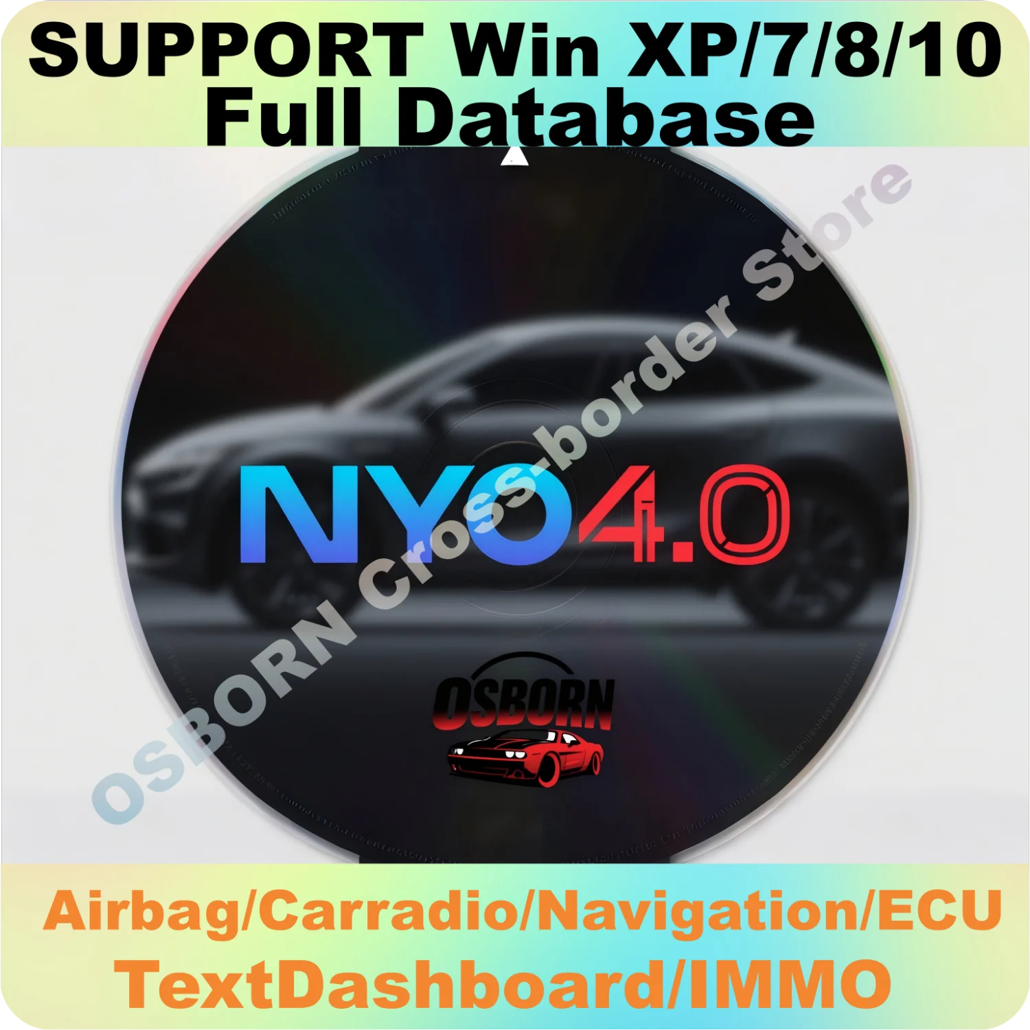 

NYO 4 Full Database 2017 Airbag+Instrument Panel+Radio+IMMO+Navigation Automatic Data Repair Software Garage software nyo4 full