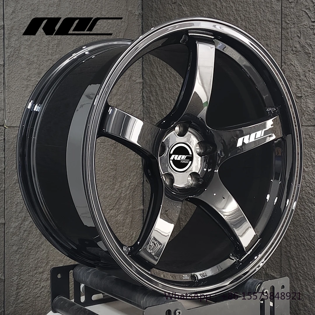 

Gloss Black 57CR Wheels 5x114.3 5x120 JDM Forged Rims 19 18 Inch Wheels