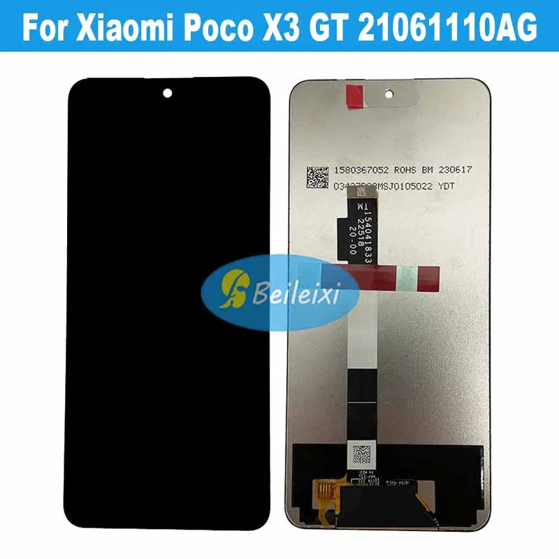 For Xiaomi Poco X3 GT 21061110AG LCD Display Touch Screen Digitizer Assembly