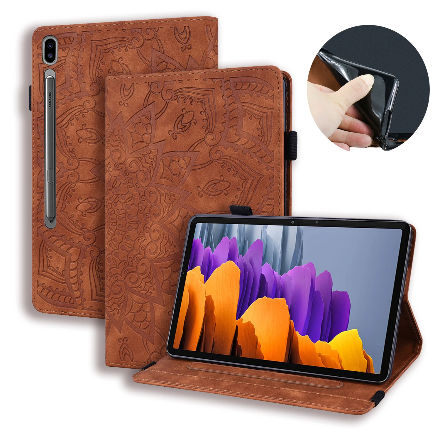 

Shockproof PU Leather Case for Samsung Galaxy Tab S11 Ultra SM-X930 X936 14.6 inch 2025 Stand Protective Cover
