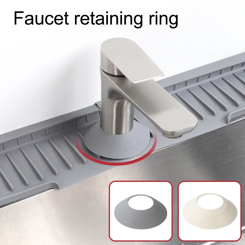 1Pc Silikon Wasserhahn Wasser Schutz Küche Waschbecken Splash Catcher Arbeitsplatte Schutz Matte Ablassen Pad Küche Gadgets