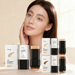 Lazy Person's Moisturizing Foundation Stick, Lightweight and Hydrating Portable Matte and Clear, Suitable for Both Oily Dry Skin