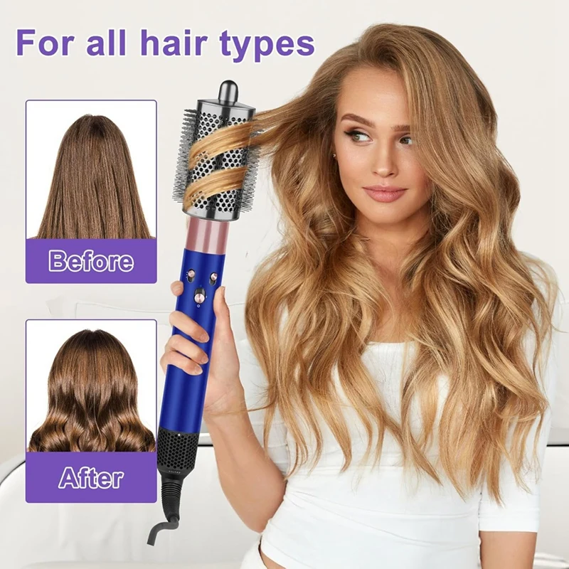 Acessório difusor grande escova de volume redonda para dyson airwrap hs01 hs05 ferramentas de estilo de ferro de ondulação