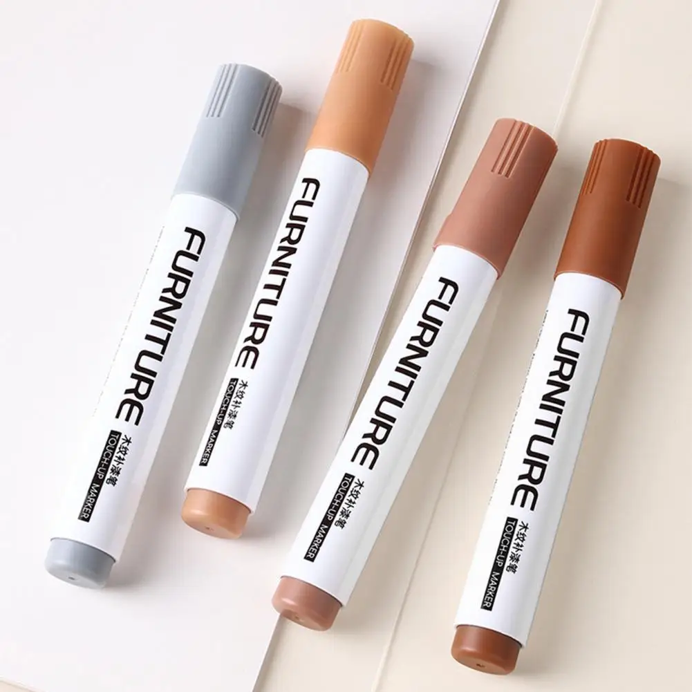 12 قطعة/المجموعة اللمس متابعة قلم تحديد 12 ألوان أثاث خشبي الطابق الجدول خزانة السرير بلاط خدش إصلاح التستر قلم جاف للرسم