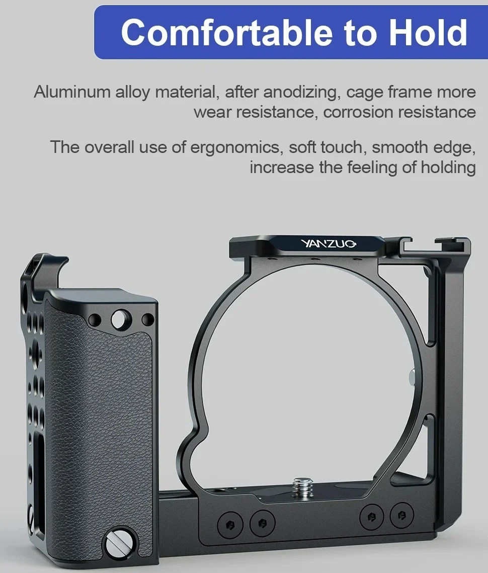 YANZUO camera Cage MetalCage For Sigma FP FPL camera (Black/Titanium)