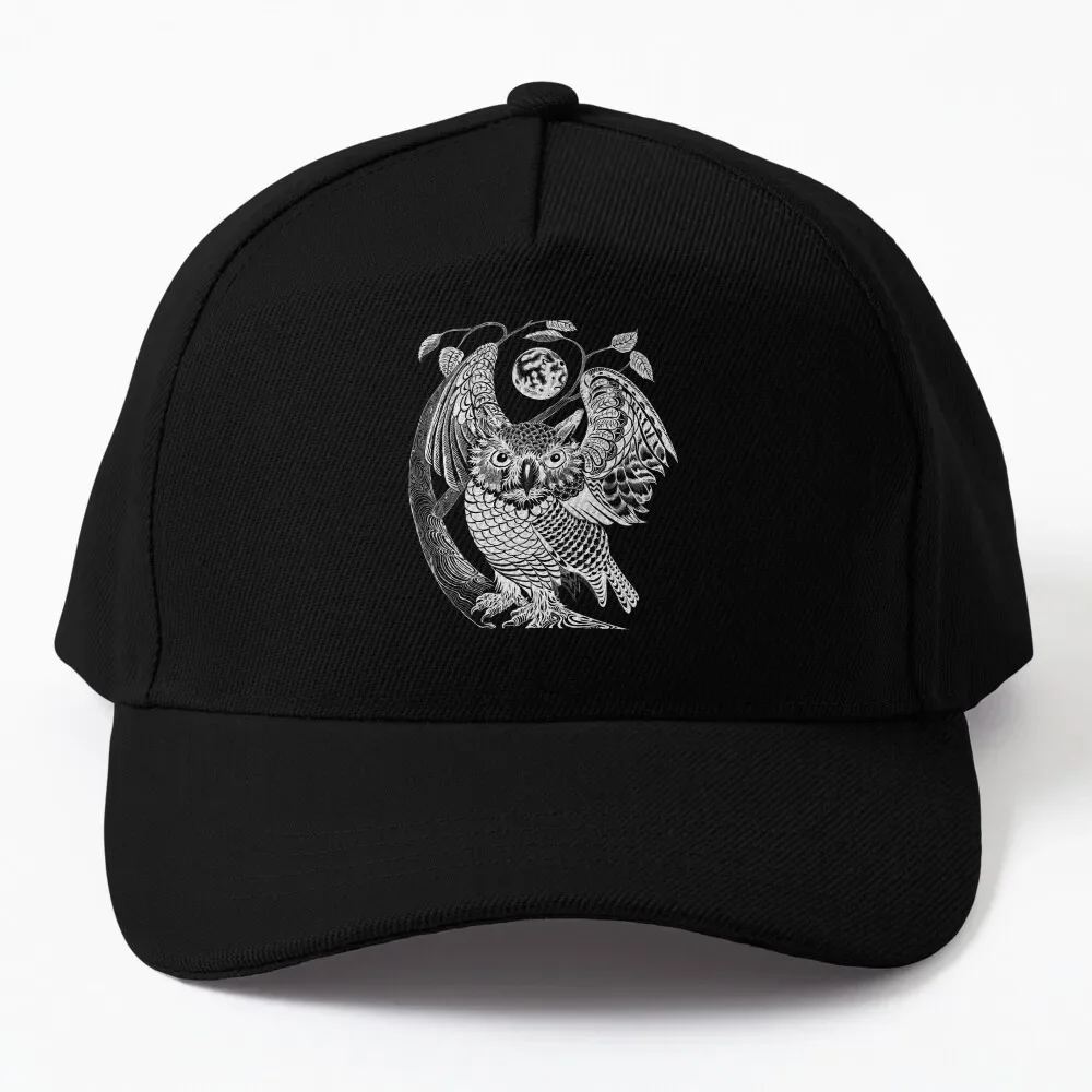 Owl Positive (only visible on dark background) Baseball Cap Hat Man Luxury Male Men'S Baseball Cap Women'S