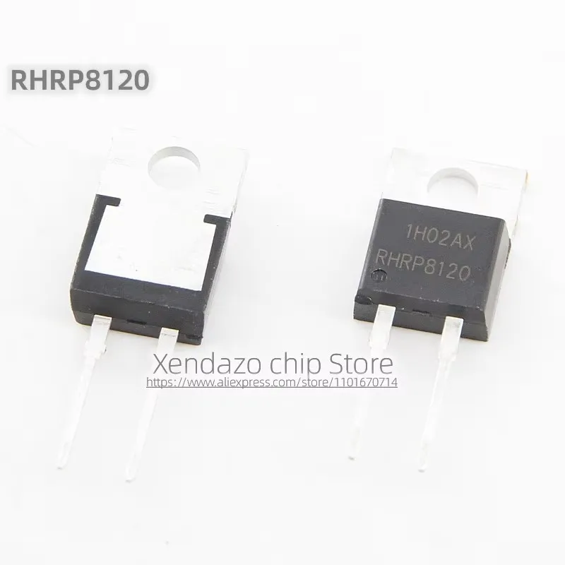 10pcs/lot RHRP8120 8120 TO220-2 package Original genuine 8A/1200V