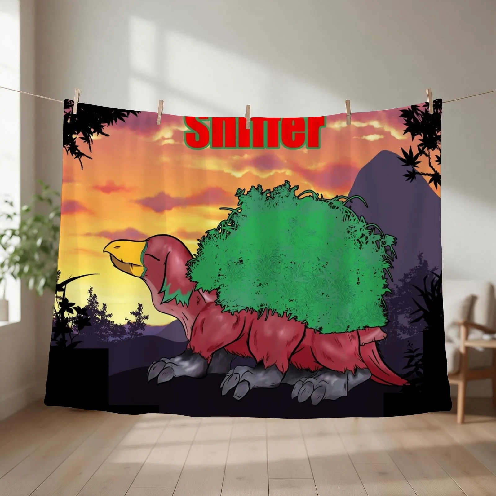 Sniffer Throw Blanket couch cozy soft plush fuzzy picnic outdoor blanket