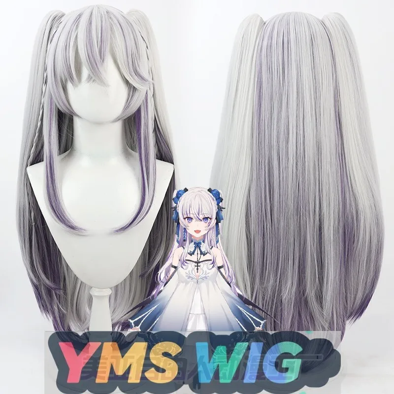 

【YMS WIG】Virtual Streamer YouTube Dong Xuelian Косплей Парик Dong Xuelian Белая мелированная кожа головы