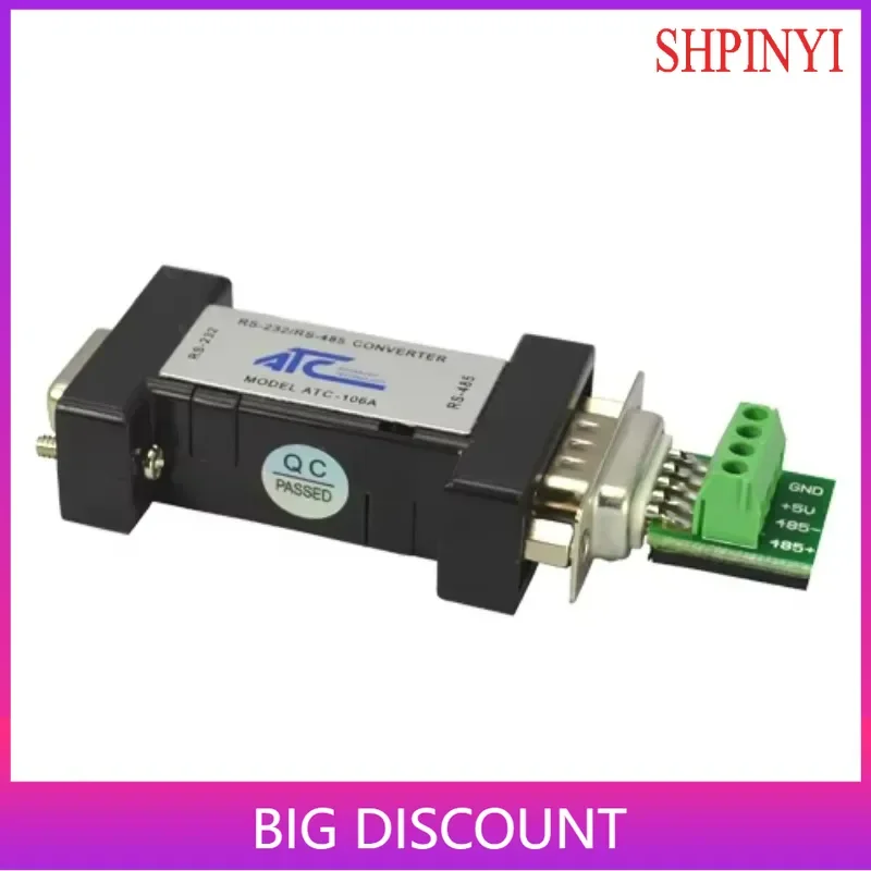 

Недорогой преобразователь интерфейса RS-232 в RS-485 с питанием от порта с неизолированным (ATC-106A)