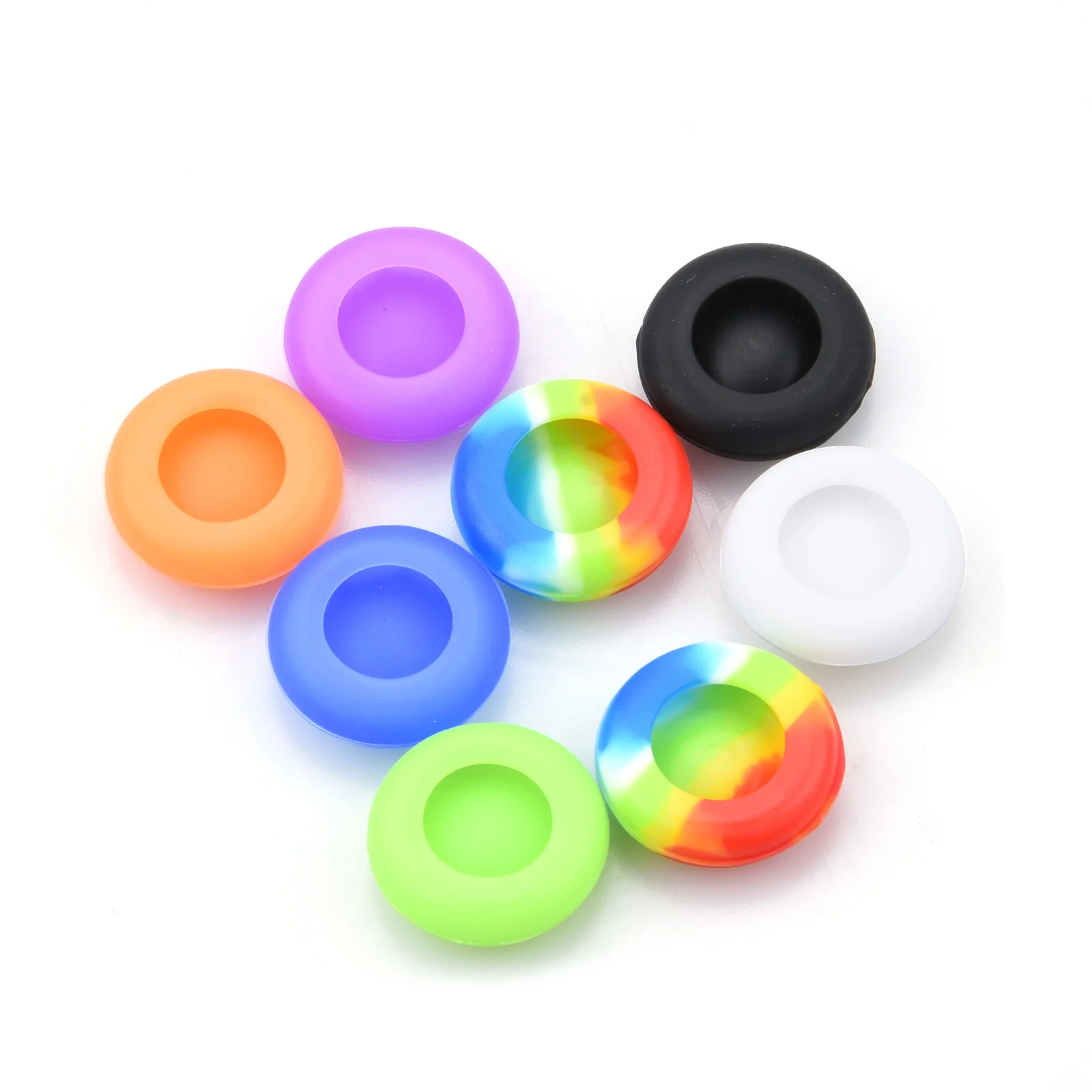 8 Pc Siliconen Multi Kleuren Gel Analoge Duimgreep Stick Handvat Rock Caps Voor PS4/PS3 Xbox 360/Xbox One Controller Willekeurige Kleuren
