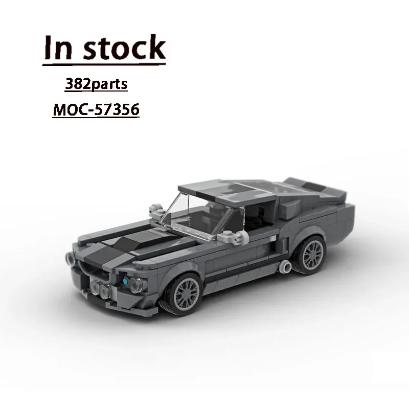 MOC-57356 Classic Movie Series Super GT500 Roadster Assembly Splicing Building Block Model MOC Creative Building Blocks Toy Gift