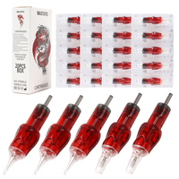 MAXTATO 5pcs/20pcs Tattoo Needle Cartridge 3RL 5RL 7RL Disposable Sterilize Tattoo Cartridge Needle With Safety Membrane