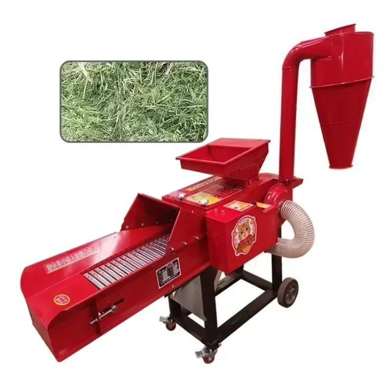 

【 Efficient and labor-saving 】 Mini feed chopper - a good helper for poultry and livestock breeding!