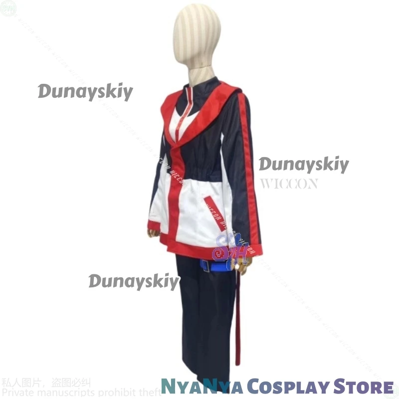 ชุดคอสเพลย์อนิเมะเกม Limbus Company ยูริ แฟชั่นพังก์สุดเท่ เสื้อโค้ท กางเกง ยูนิฟอร์ม Y2K สีแดง ชุดยาวสำหรับงานปาร์ตี้คริสต์มาส วิกผมคอสเพลย์สำหรับฮาโลวีน