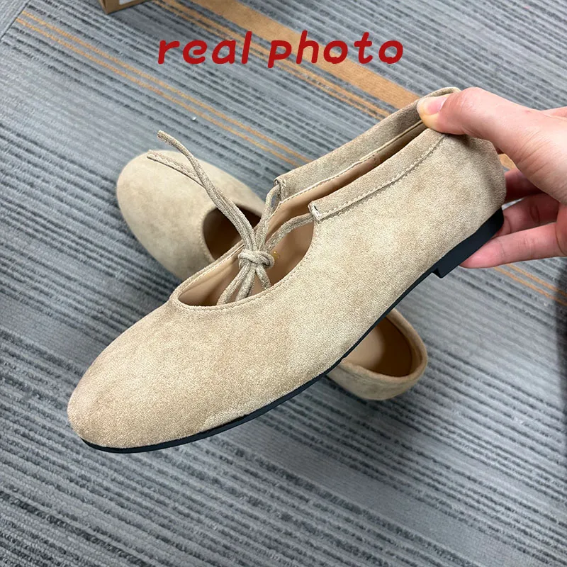 Modische Schmetterlingsknoten-Damenschuhe, flache Schuhe für Damen, lässige, weiche Schuhe mit runder Zehenpartie, Slip-On-Schuhe für Damen. – Detail 6