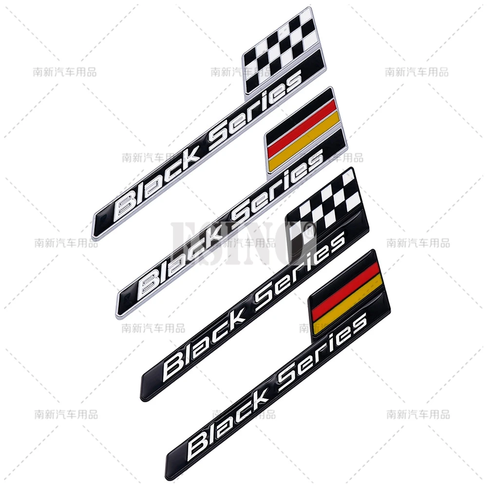 

Черная серия 3D металлическая клейкая эмблема заднего крыла, значок кузова, автоаксессуар для Mercedes Benz GT C63S A35 E63 S63