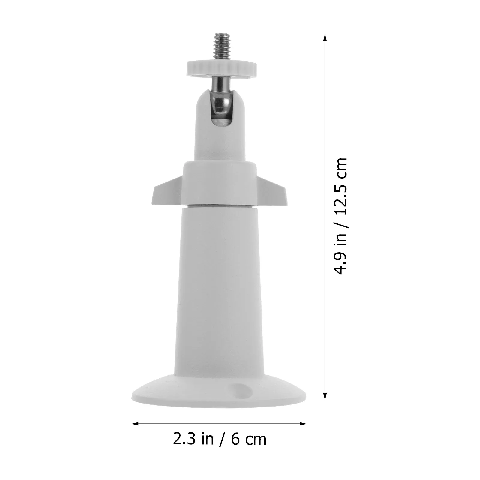 1Pcs Rugged Aluminum Alloy Security Camera Bracket Wall Mount with 360 Degree Swivel 90 Degree Tilt Cctv Camera Support Stand