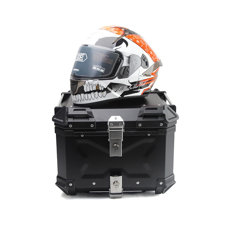 

45L Chasing Factory Capacity Motorcycle Aluminium Tail Box for Vehicles Accessories Delivery Box Motorcycle Trunk System