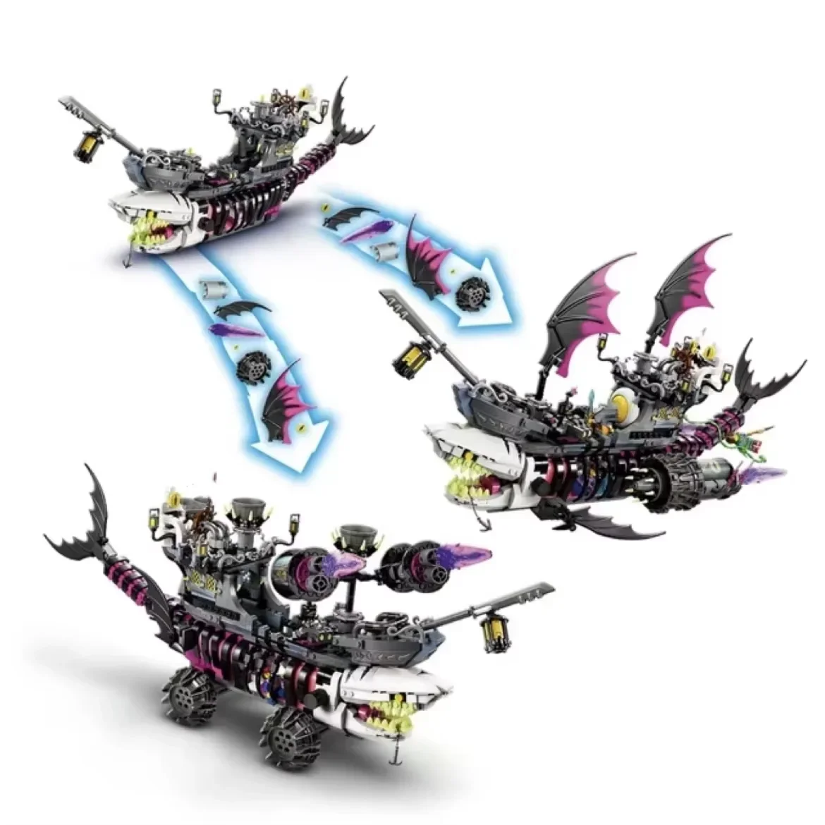 fantasy-series-nightmare-shark-boat-71469-building-blocks-and-character-building-blocks-christmas-s-gift-puzzle-model