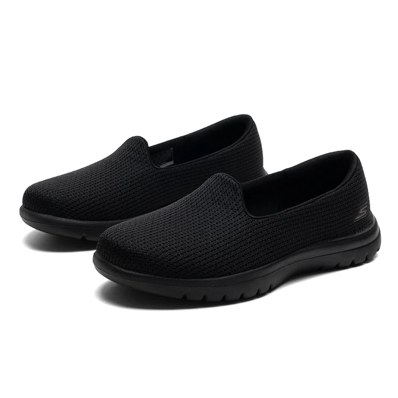 حذاء Skechers On-The-Go Flex للنساء خفيف الوزن كاجوال يسمح بمرور الهواء للأمهات حذاء مشي 136504-Bbk #3