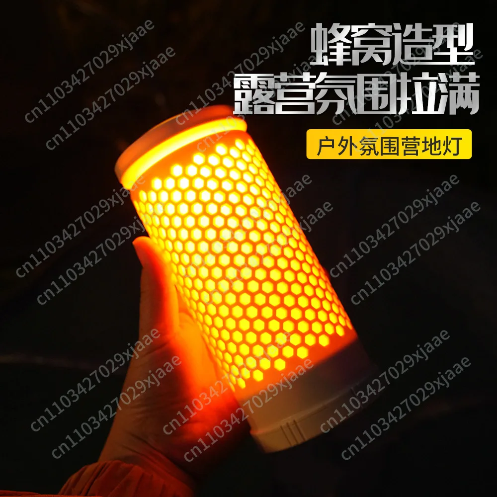 Multifunctional outdoor magnetic work light two-color atmosphere filling light rechargeable